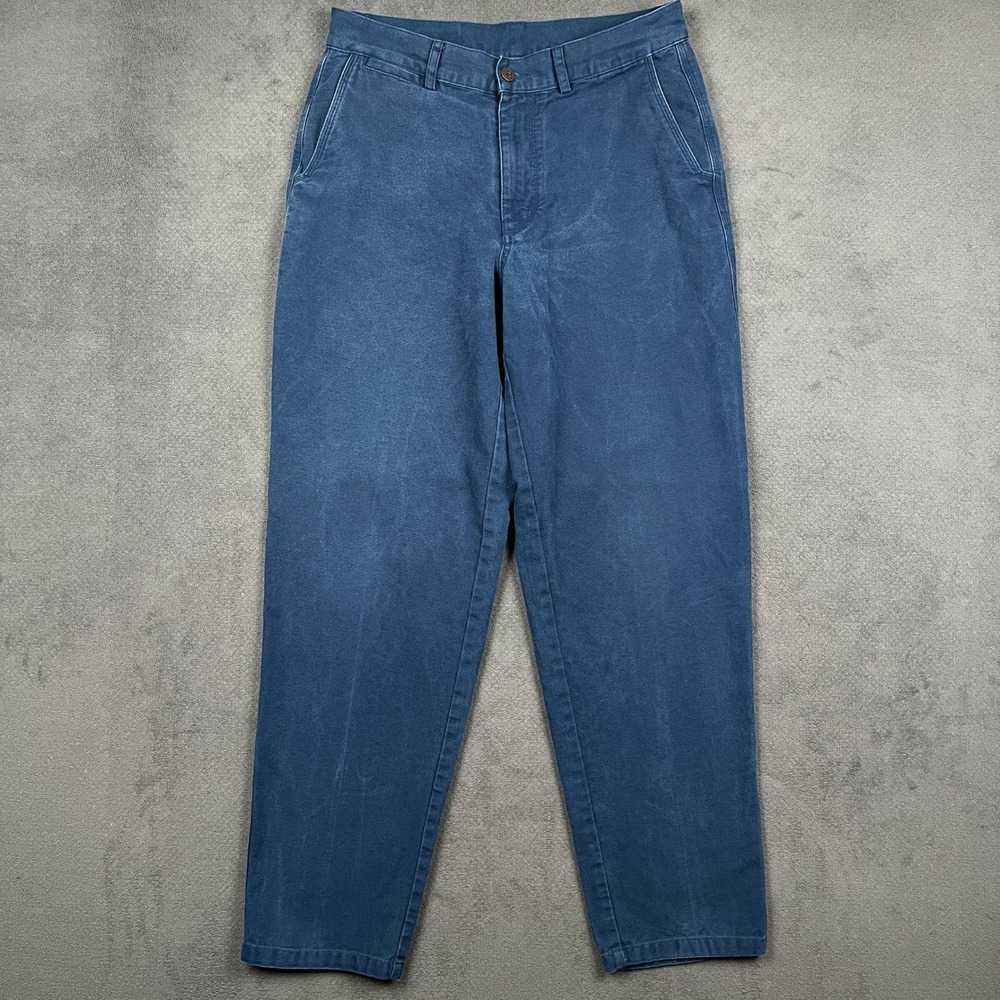Patagonia Duck Pants Mens 34 Blue Organic Cotton Heavyweight Canvas Chino 55514